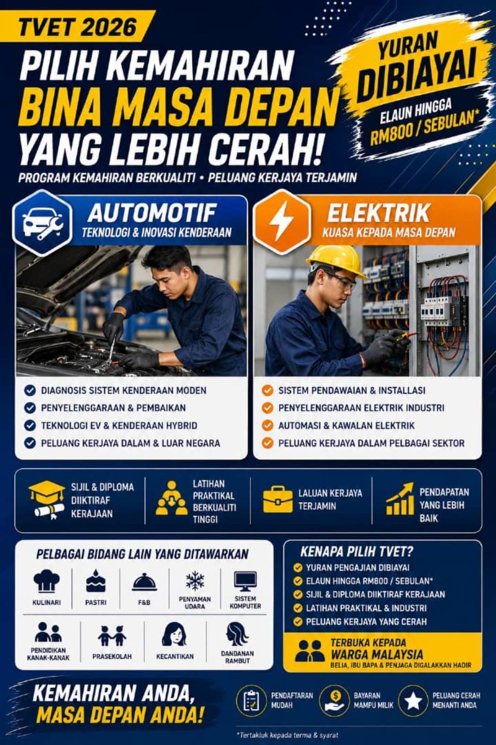 Poster TVET ADA Technical Skills Academy